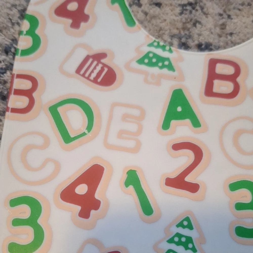 Silicone Baby Bibs Alphabet Holiday Design and Feather Design